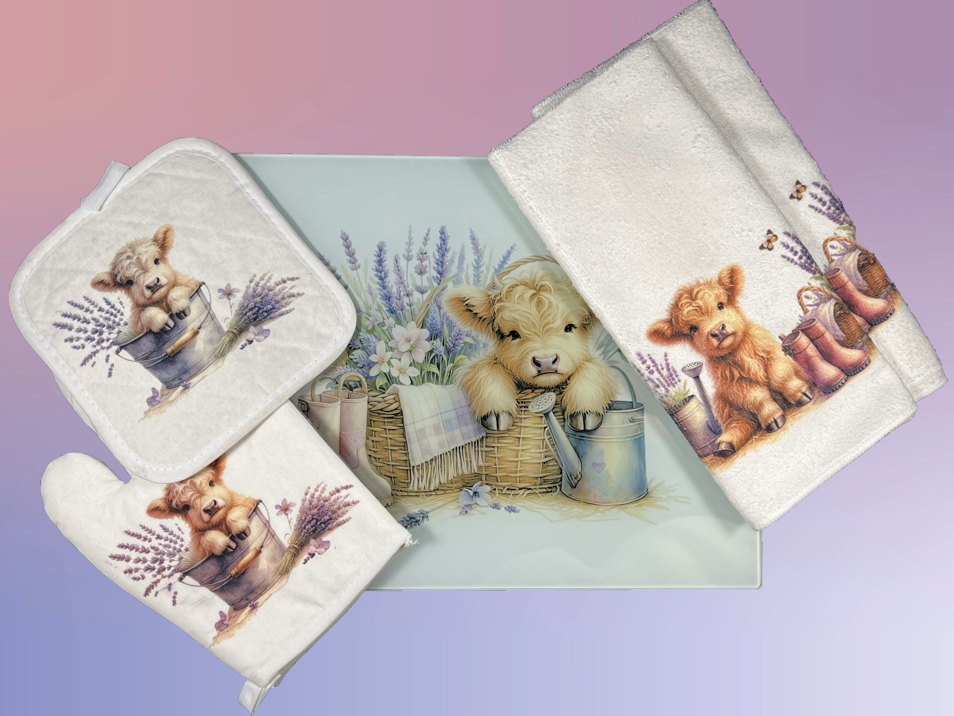 Highland Calf & Lavender Kitchen