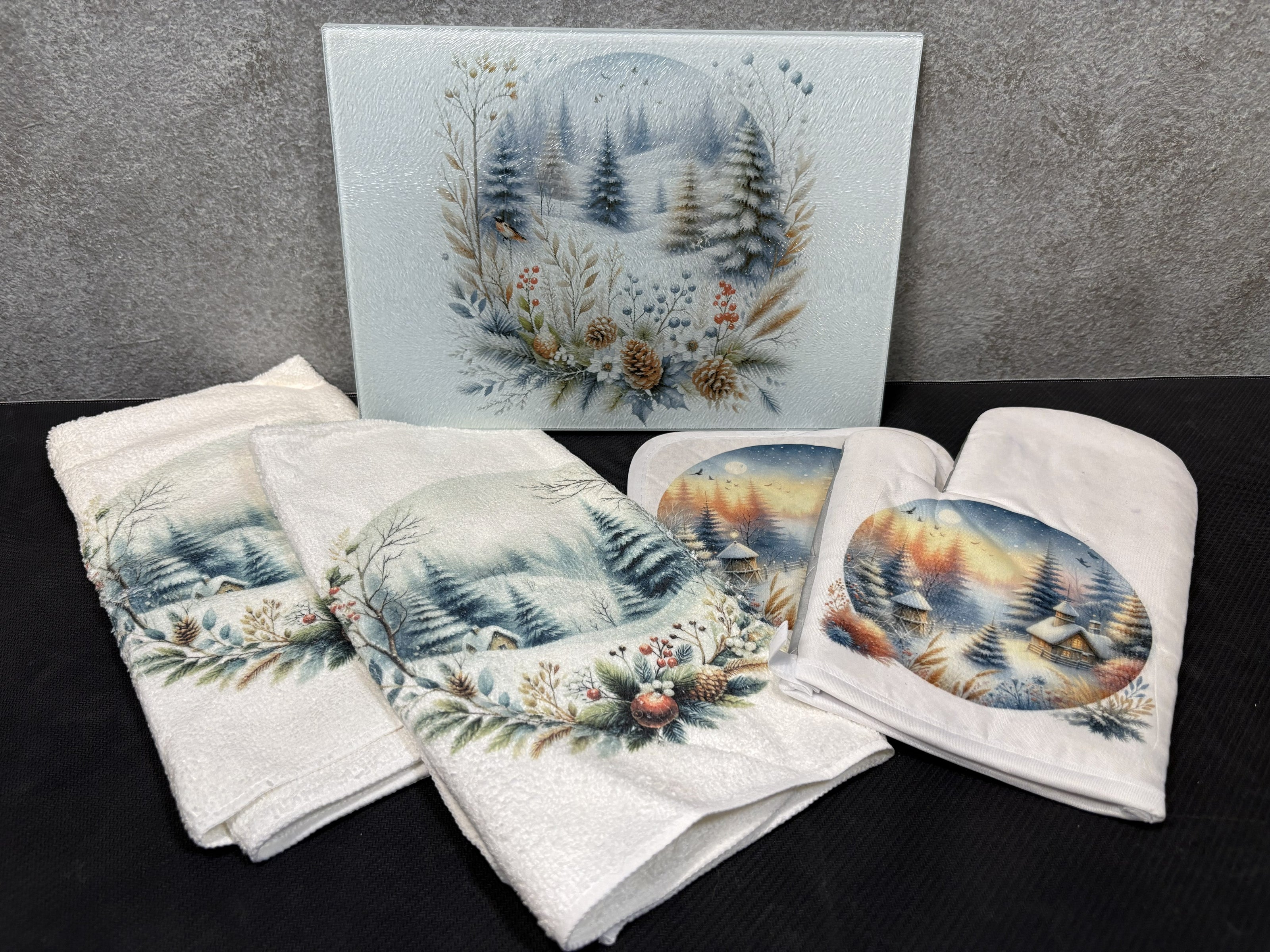 Winter Scene Kitchen